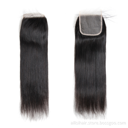 Best Hair Bundle Vendors Thick Brazilian Hair Bundles With Closure Bone Straight Human Hair Bundles With Closure